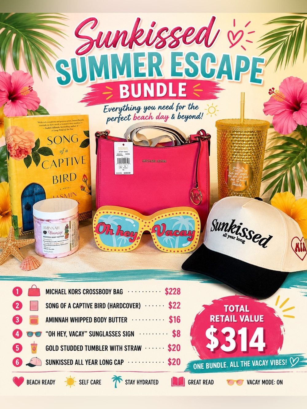 🌴☀️ SUNKISSED SUMMER ESCAPE BUNDLE ☀️🌴
